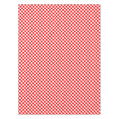 Rood en Wit Geruit Tafelkleed (Voorkant)