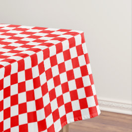 Rood en Wit Geruit Tafelkleed