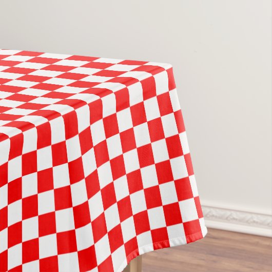 Rood en Wit Geruit Tafelkleed (Voorbeeld)