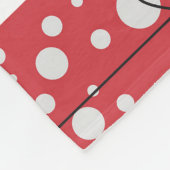 Rood en wit geschenkdozen Naadloos patroon Fleece Deken (Hoek)