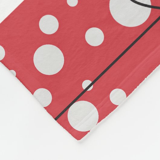 Rood en wit geschenkdozen Naadloos patroon Fleece Deken (Hoek)