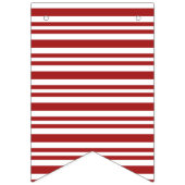 Rood en wit gestreept Bunting Vlaggetjes (Eerste vlag)