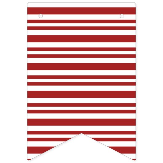 Rood en wit gestreept Bunting Vlaggetjes (Eerste vlag)