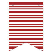 Rood en wit gestreept Bunting Vlaggetjes (Derde vlag)