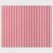 Rood en wit gestreept omslagpapier cadeaupapier (Vlak)