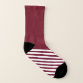 Rood en wit gestreept sokken (Rechts - buiten)