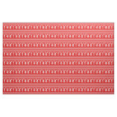Rood en wit gestreept voorhoofd of Pom Stof (Yard (91,4 cm))