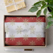 Rood En Wit Gestreepte Feestdag Tissuepapier (Geschenk)