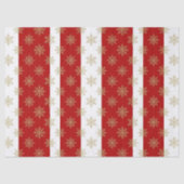Rood En Wit Gestreepte Feestdag Tissuepapier (Voorkant)