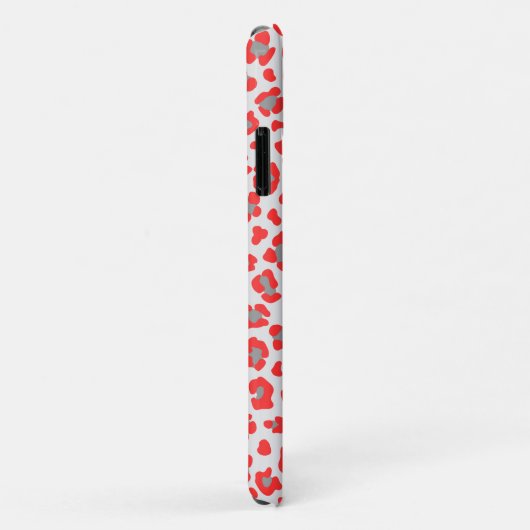 Rood en wit grafische kunst Case-Mate iPhone case (Achterkant/rechts)