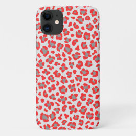Rood en wit grafische kunst Case-Mate iPhone case