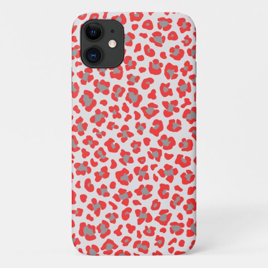 Rood en wit grafische kunst Case-Mate iPhone case (Achterkant)