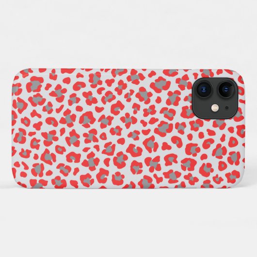 Rood en wit grafische kunst Case-Mate iPhone case (Achterkant (horizontaal))