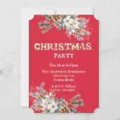  rood en wit groen kerstfeest kaart (Voorkant)