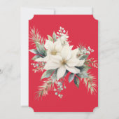  rood en wit groen kerstfeest kaart (Achterkant)