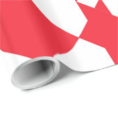 Rood en wit, groot bedieningspaneel met ruitvormig cadeaupapier (Rol Hoek)