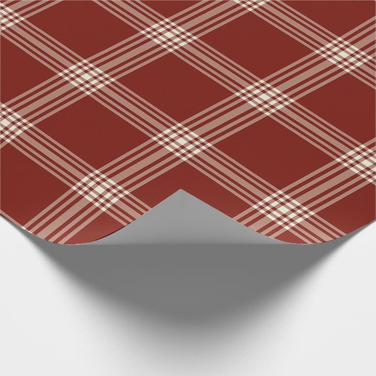 Rood en wit - Groot Cadeaupapier (Hoek)