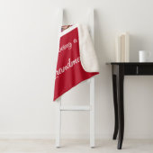 Rood en wit Grootmafotocollage Sherpa Deken (In situ)