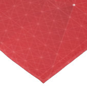 Rood en wit Hexagon Geometric Pattern Tablecloth Tafelkleed (Gekanteld)