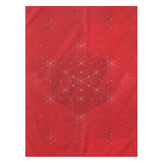 Rood en wit Hexagon Geometric Pattern Tablecloth Tafelkleed