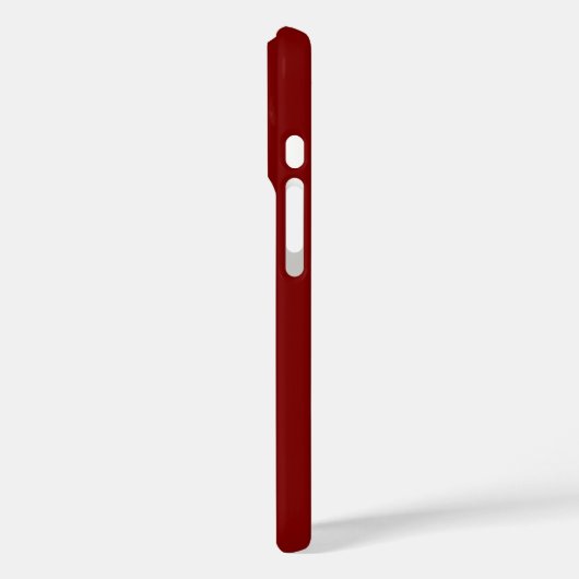 Rood en Wit hoesje iPhone - gepersonaliseerde nom (Achterkant / Links)
