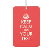 Rood en wit houden kalme parodie luchtverfrisser (Voorkant)