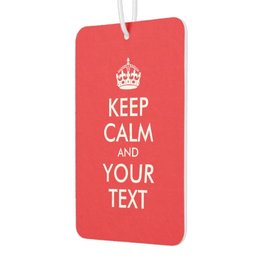 Rood en wit houden kalme parodie luchtverfrisser (Links)