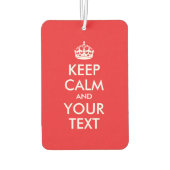 Rood en wit houden kalme parodie luchtverfrisser (Achterkant)