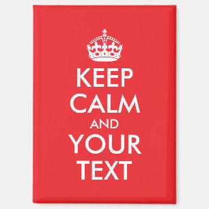 Rood en wit houden kalme parodie magneet