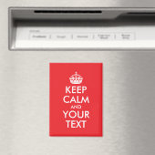 Rood en wit houden kalme parodie magneet (Insitu (Vaatwasser))