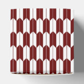 Rood en wit Japans Yagasuri Pattern Favor Box Bedankdoosjes (Bovenkant)