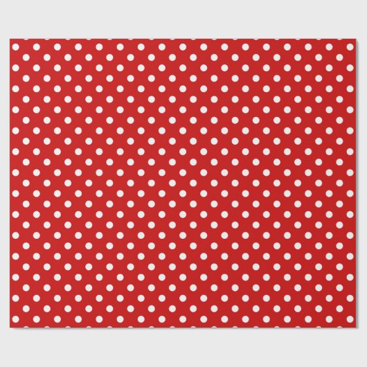 Rood en wit karbonadepapier met kerstinslag cadeaupapier (Vlak)