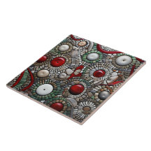 Rood en Wit Kerst Stippen Patroon