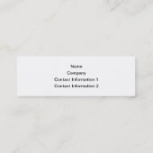 Rood en wit kerstontwerp. mini visitekaartje (Achterkant)