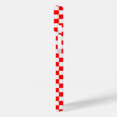 Rood en wit klassiek schaakbord van STaylor Case-Mate iPhone Case (Achterkant / Links)