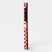 Rood en wit Klassieke Checkerboard door STaylor Case-Mate iPhone Case (Achterkant/links)