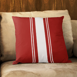 Rood en Wit Kussen