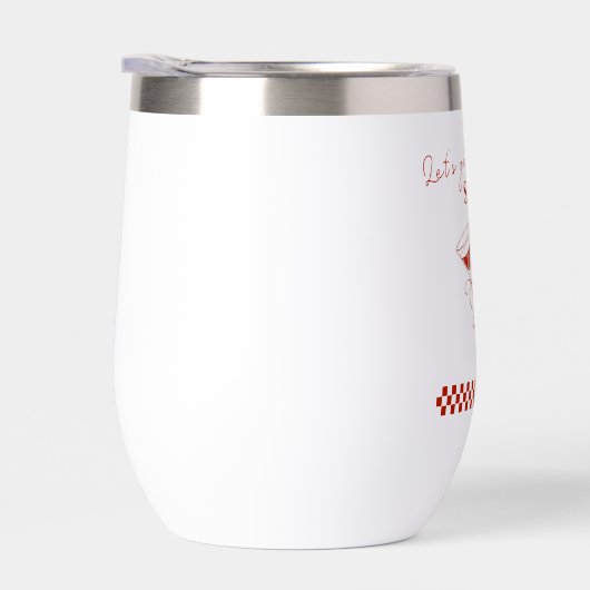 Rood en wit Let's Get Sauced Bachelorette (Rechts)