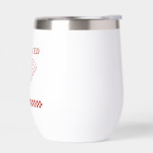 Rood en wit Let's Get Sauced Bachelorette (Links)