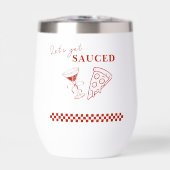 Rood en wit Let's Get Sauced Bachelorette (Voorkant)