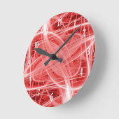 Rood en wit licht ronde klok (Hoek)