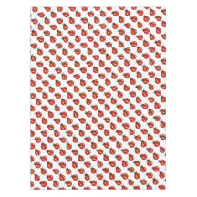 Rood en wit lieveheersbeestjes tafelkleed