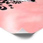 Rood en wit lint met vleugels foto afdruk (Hoek)