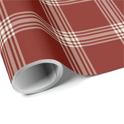 Rood en wit - Middelgroot Cadeaupapier (Rol Hoek)