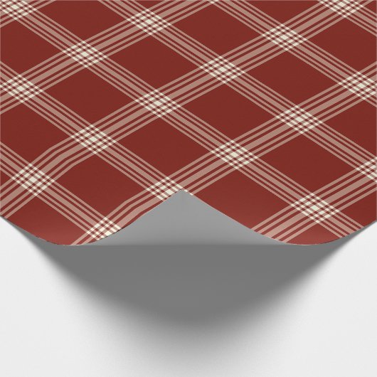 Rood en wit - Middelgroot Cadeaupapier (Hoek)