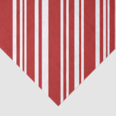 Rood en wit moderne pepermunt streep tissuepapier (Detail)