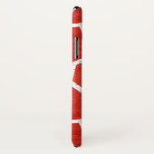 Rood en wit mozaïekpatroon Case-Mate iPhone case (Achterkant / rechts)