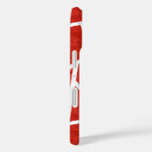 Rood en wit mozaïekpatroon Case-Mate iPhone case (Achterkant / Rechts)