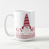 Rood en wit noords | Gnoom voor de Feestdagen Koffiemok (Links)