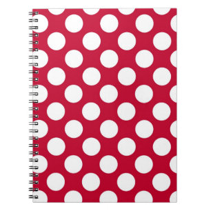 Rood en Wit Notitieboekje Polkadots Notitieboek